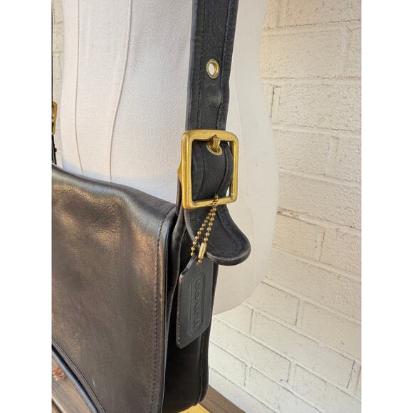 Coach Legacy 9951 Black Glove-Tanned Leather Patricia Messenger w/ Hangtag - Picture 5 of 8